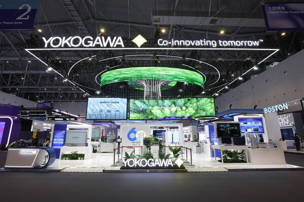 横河电机的展位图